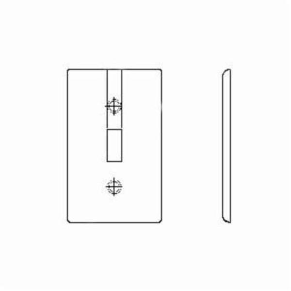 Leviton Wallplates 2 Gang Blank And Decora White P1426-W